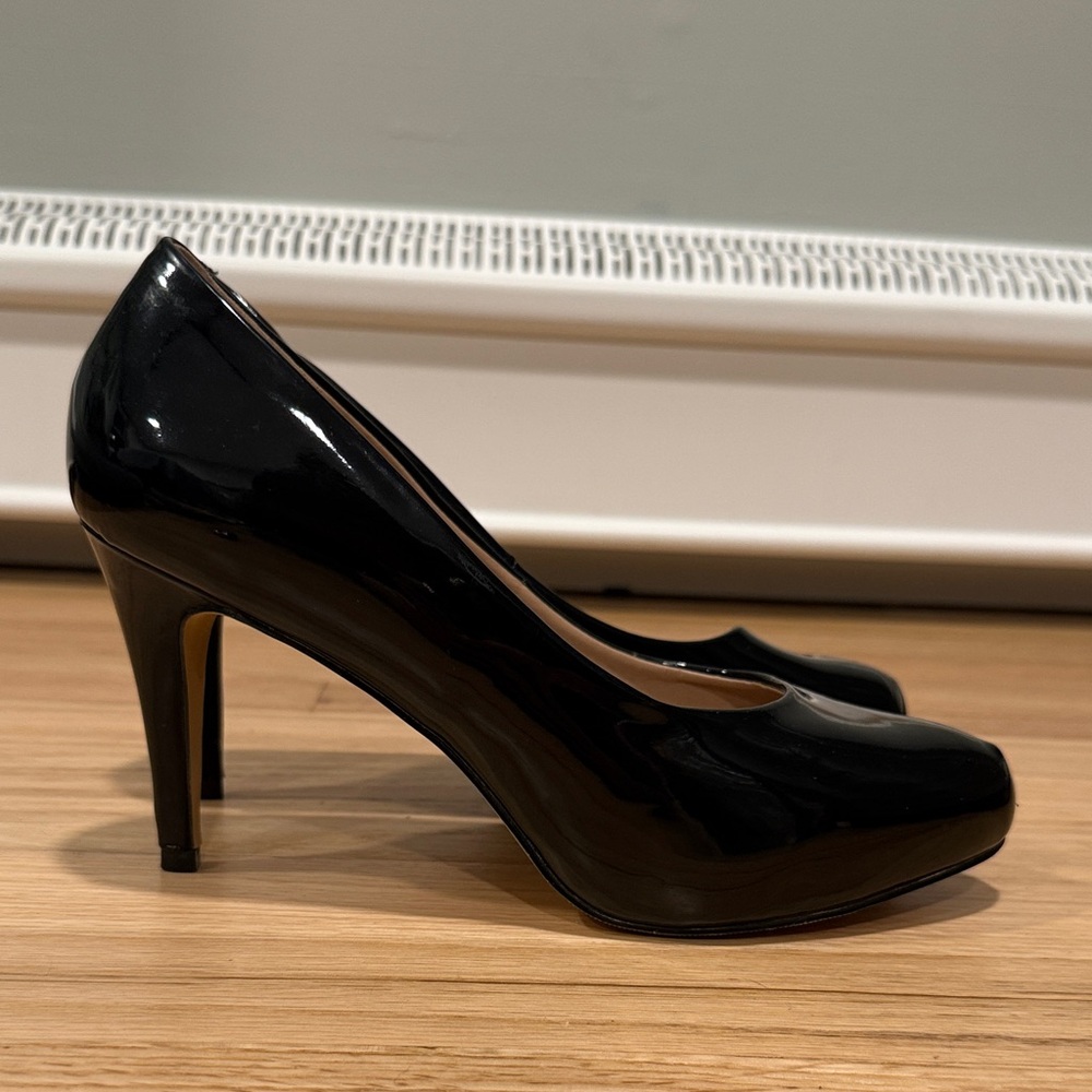 Madden Girl Black Patent Leather Heels